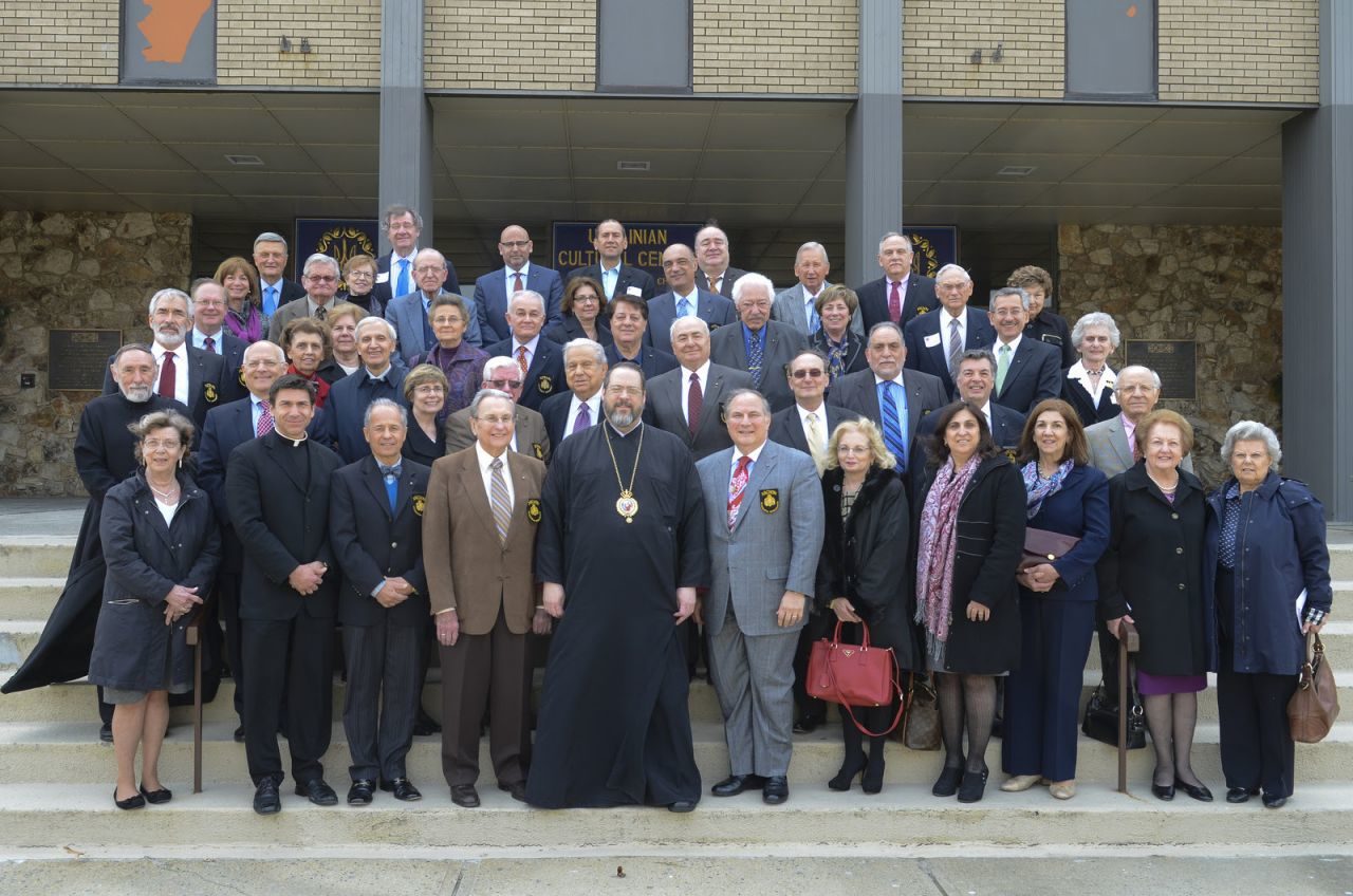 His Grace Bishop Gregory of Nyssa leads 2014 Archon Lenten Retreat order of st andrew group