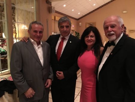 Pete and Eugenia Pashalis with Dr. George Patoulis and Paul Kotrotsios