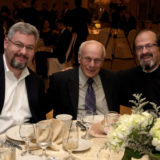 L-R: Alex Nikas, Harry Papadakis and Father Peter Thornberg