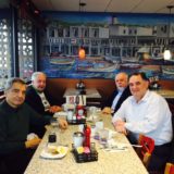 MAGAF DEL HNA Committee Jim Dean Paul & Costas at the Hollywood Grill photo-4 2