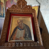 Η εικόνα του Αγίου; Ιωάννη Θεολόγου στο Ιερό Σπήλαιο της Αποκάλυψης