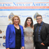 Greta Kamaterou, Greek National Tourism Organization, Aphrodite Kotrotsios, Hellenic News of America and Panos Satzoglou, Comos FM NY