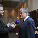 Panos interviewing Dr. Michael Papaioannou, Former Deptury Divisinon Chief, IMF