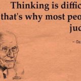 THINKING IS DIFFICULT