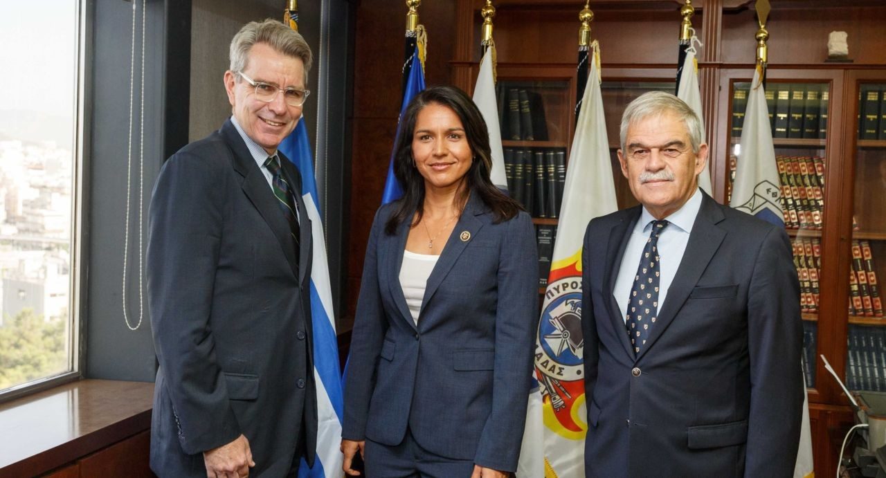Congresswoman Tulsi Gabbard Visits Greece