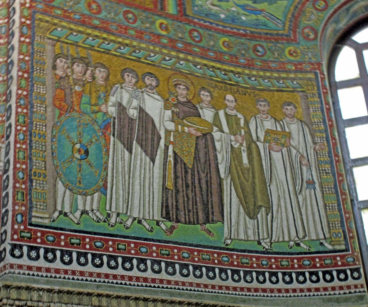 In the Footsteps of Byzantium: Emperor Justinian in the Basilica of St. Vitale