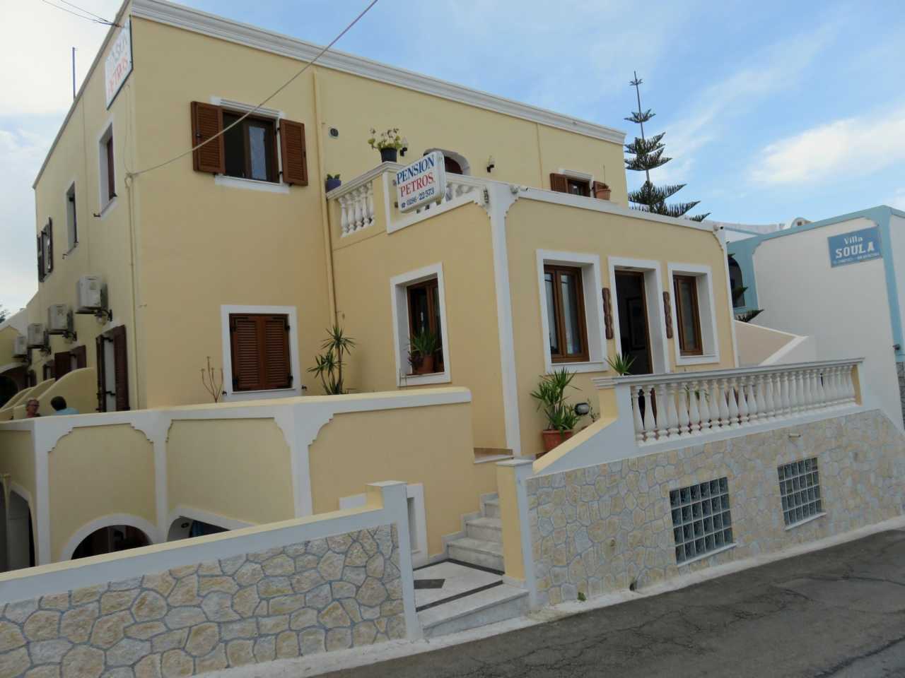 On The Road in Greece: Pension Petros, Santorini