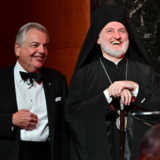 THI President George Stamas and His Eminence Archbishop Elpidophoros PA…