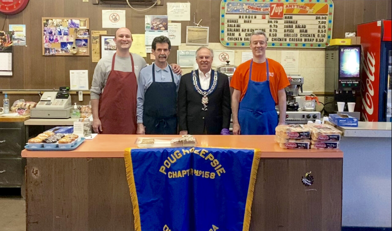 Poughkeepsie AHEPA Chapter 158 Sponsors Free Lunch for First Responders
