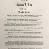 2021 Greek Independence Day Declaration Utah Governor