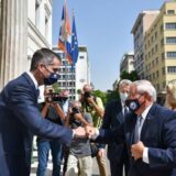 U.S. Senator Bob Menendez with mayor of greece