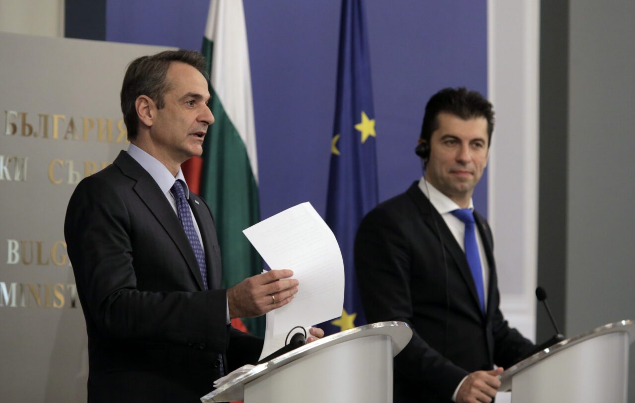 PM Mitsotakis meetings with Bulgarian President Radev and PM Petkov in Sofia