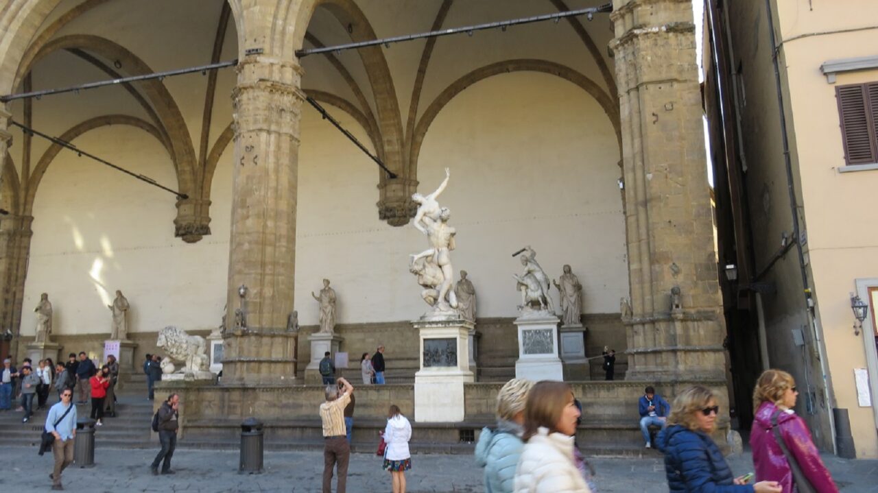 Memories of Florence: Rape of the Sabines Statue
