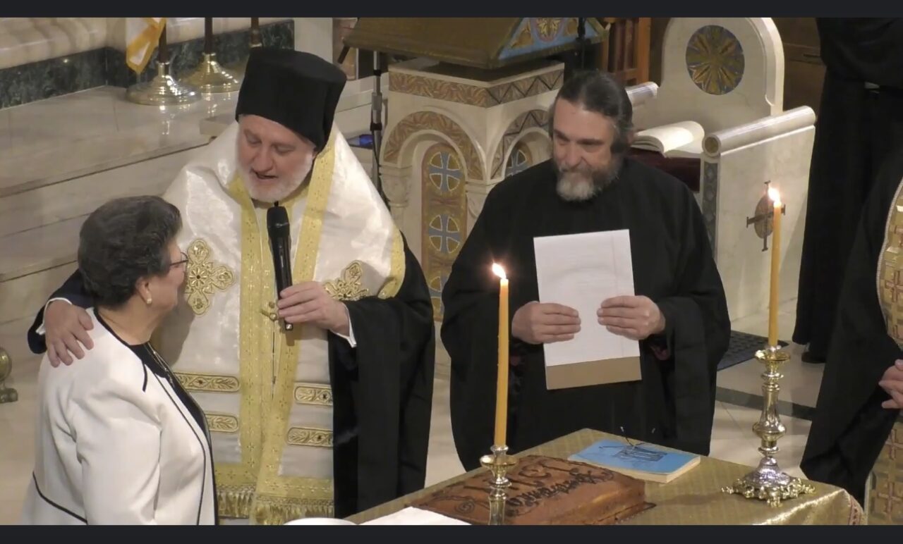 Mrs. Athena Tsokou Kromidas Honored on Three Hierarchs Day at the GOA NYC Holy Trinity Cathedral
