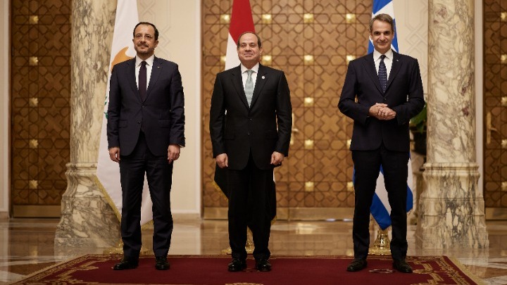 PM Mitsotakis: Greece, Egypt, and Cyprus collaborating for prosperity, security, and stability