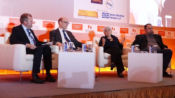 ECONOMIST IMPACT: Geopolitical developments and announced US tariffs discussed with Frangou and Marinakis