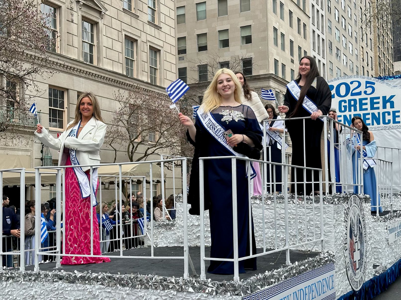Miss Greek Independence float