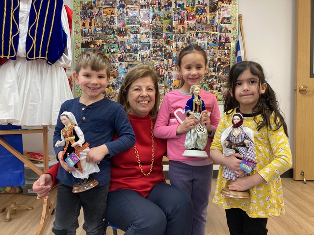 Students at Saint Sophia School in Salt Lake City perform traditional Greek dances and recite poetry during Greek Independence Day celebration.