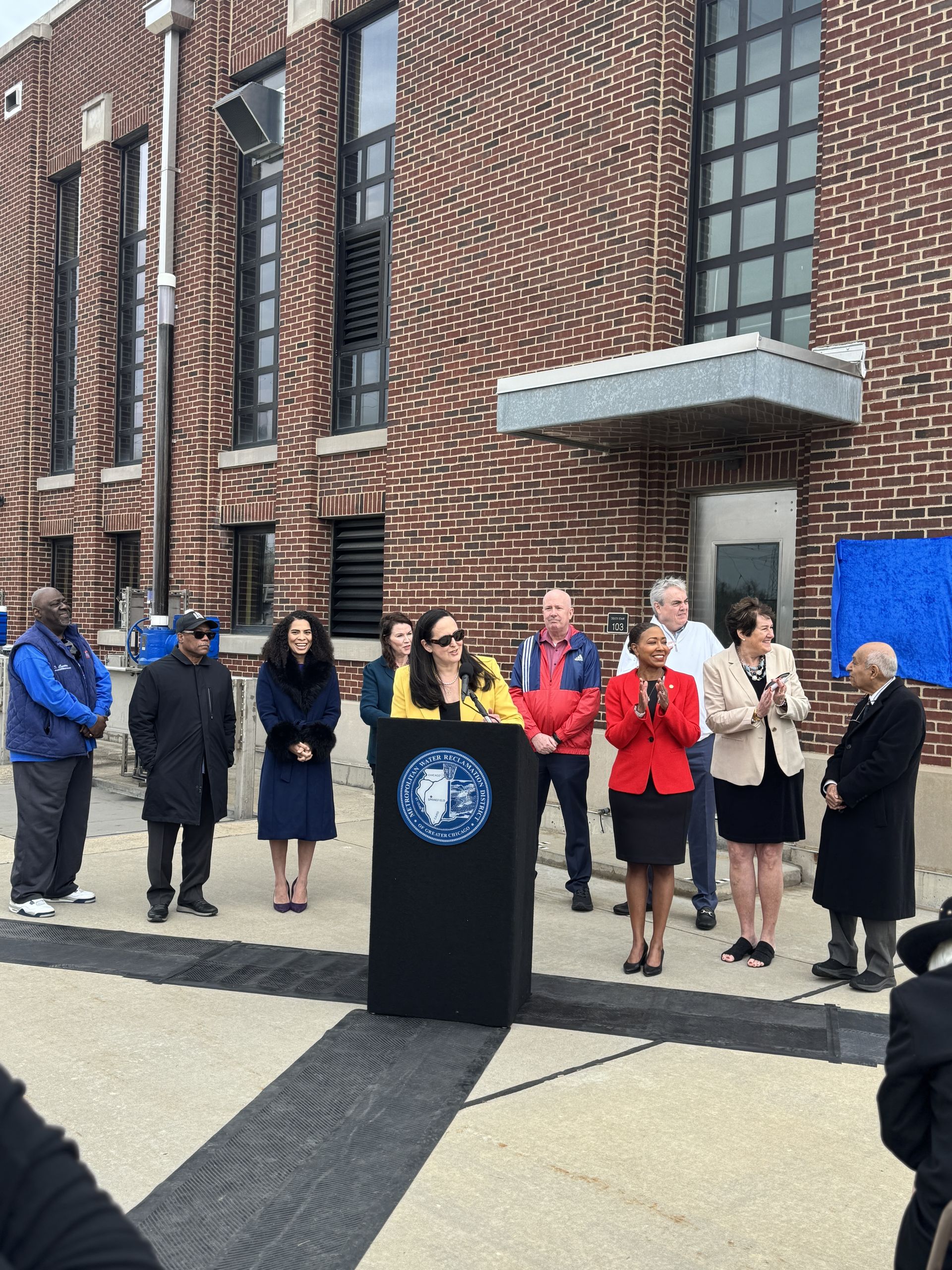 Metropolitan Water Reclamation District Dedicates Building in Honor of Clerk Spyropoulos