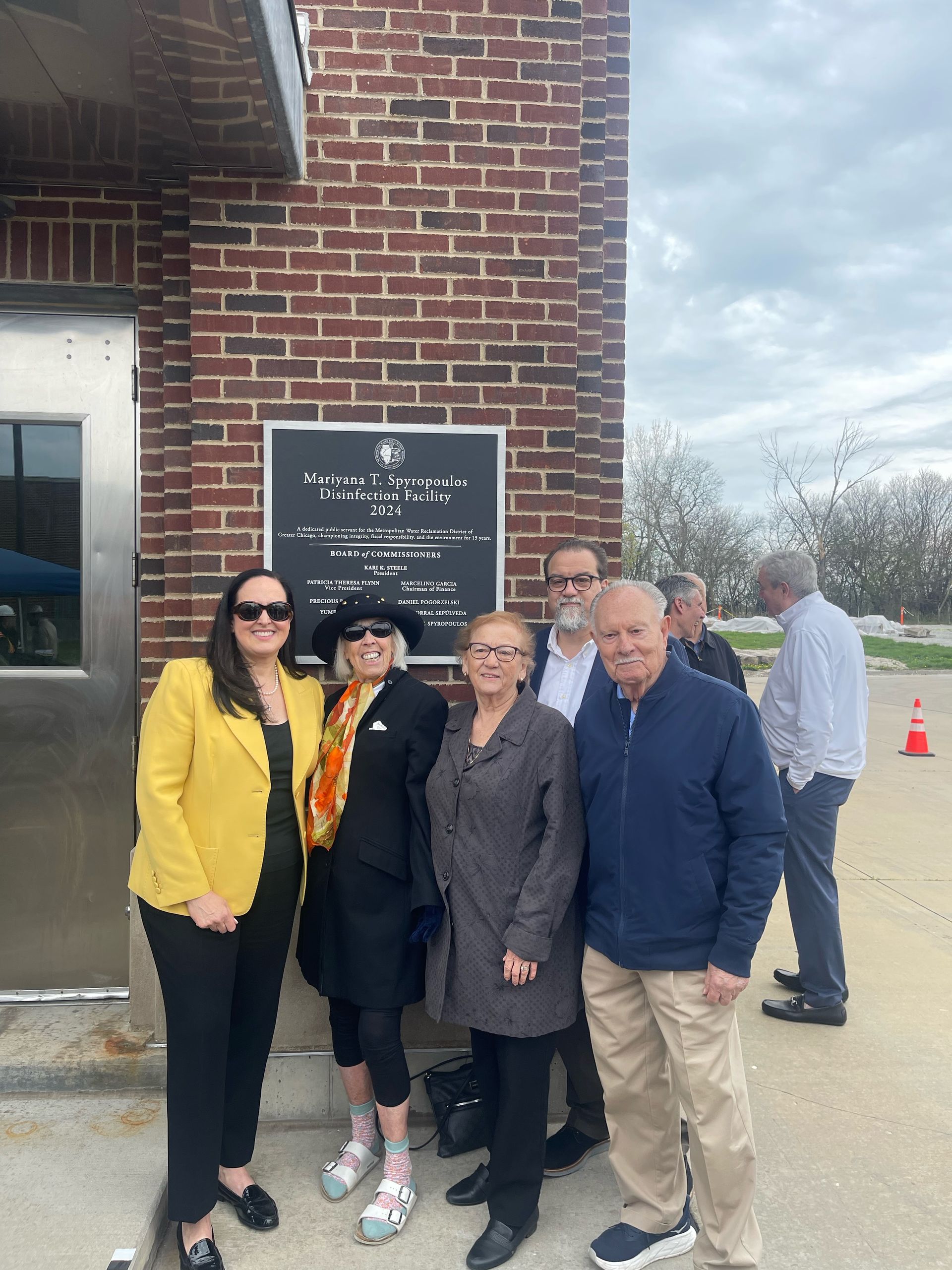 Metropolitan Water Reclamation District Dedicates Building in Honor of Clerk Spyropoulos
