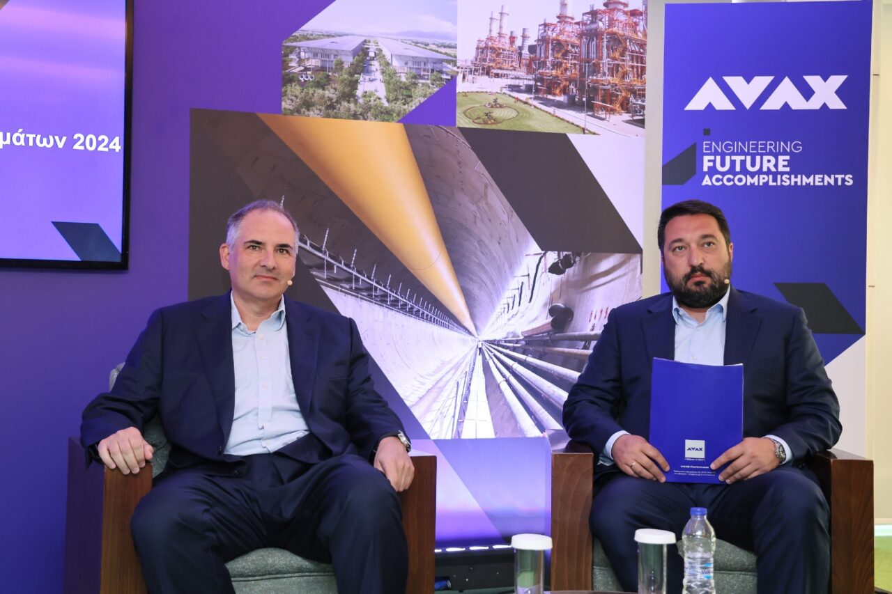ο πρόεδρος του Ομίλου ΑΒΑΞ, Χρήστος Ιωάννου και ο εντεταλμένος σύμβουλος, Αντώνης Μιτζάλης