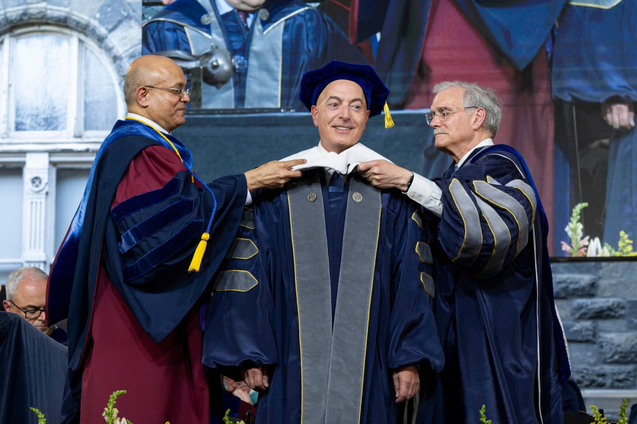 Michael Psaros delivers Georgetown University commencement speech, May 17, 2025. 1 copy