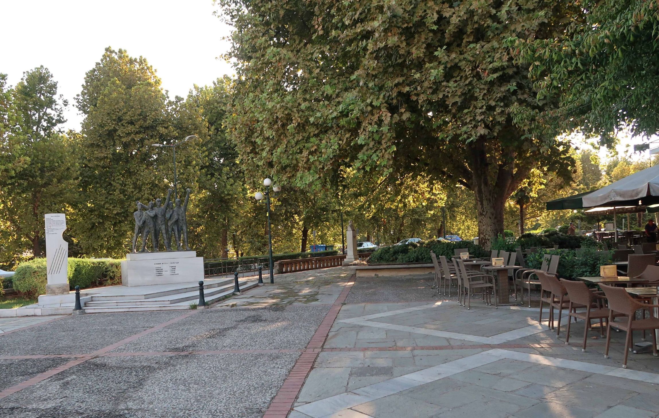 Rigas Feraios Square, Trikala, Thessaly.