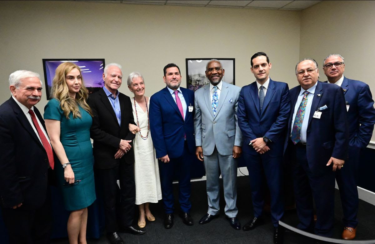 Hellenic leaders with Ranking Member Meeks