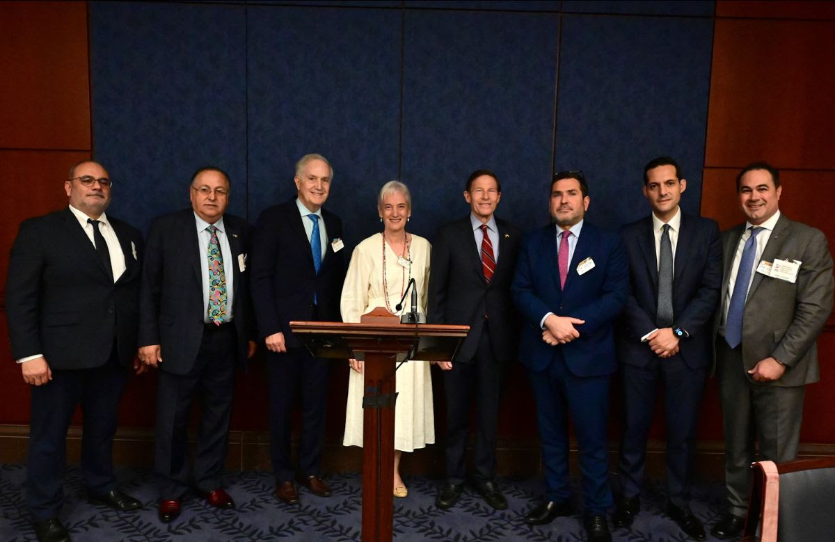 Hellenic Leaders with Senator Blumenthal