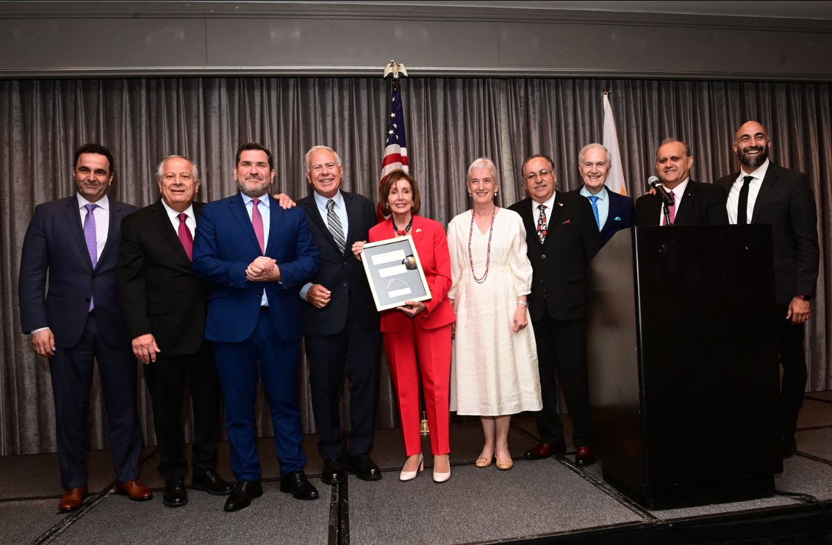 Hellenic Leaders with Speaker Emerita Pelosi