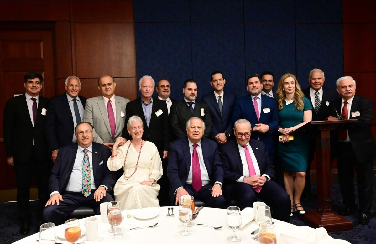 Hellenic leaders with Leader Schumer