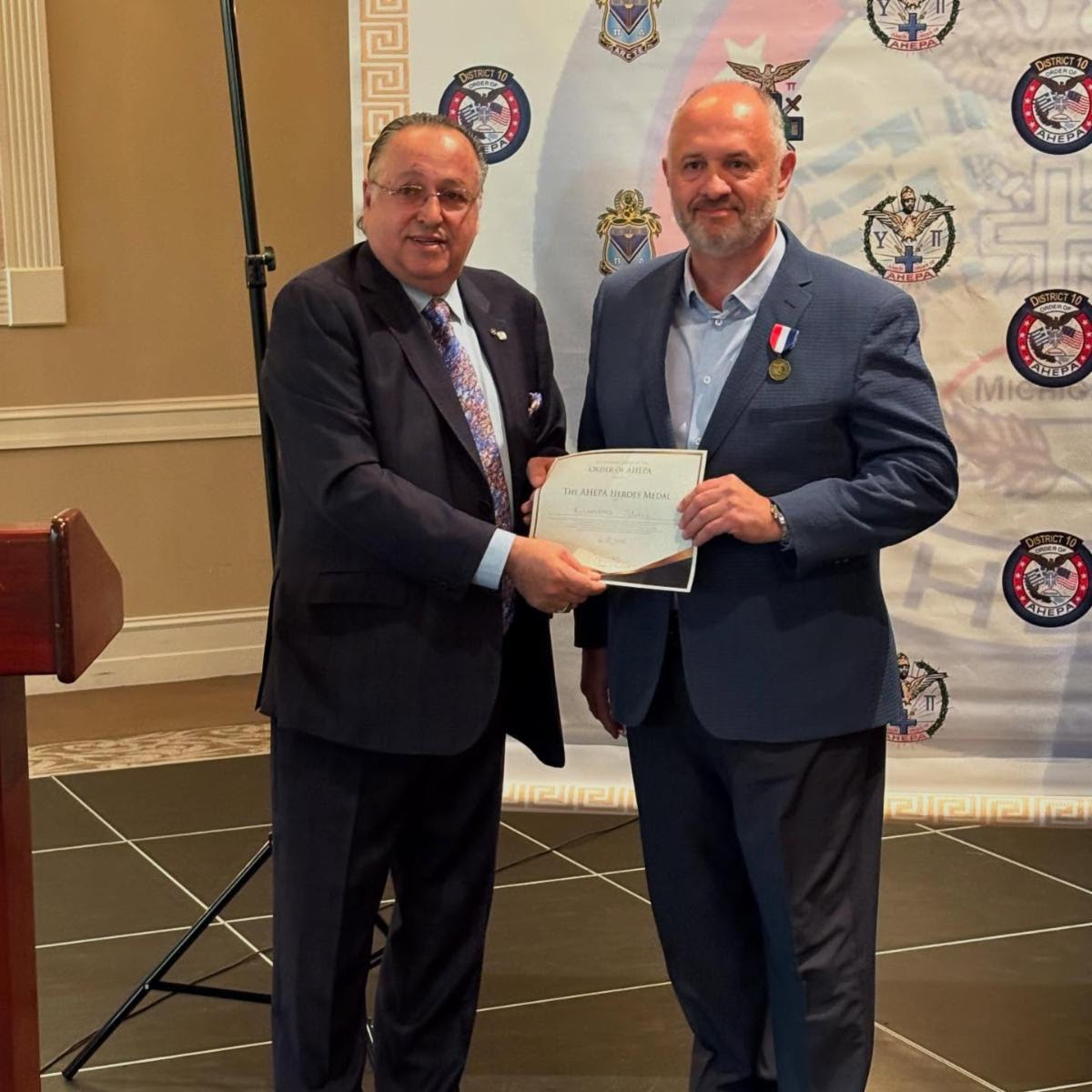Tsivicos welcomed by Automotive District 10
