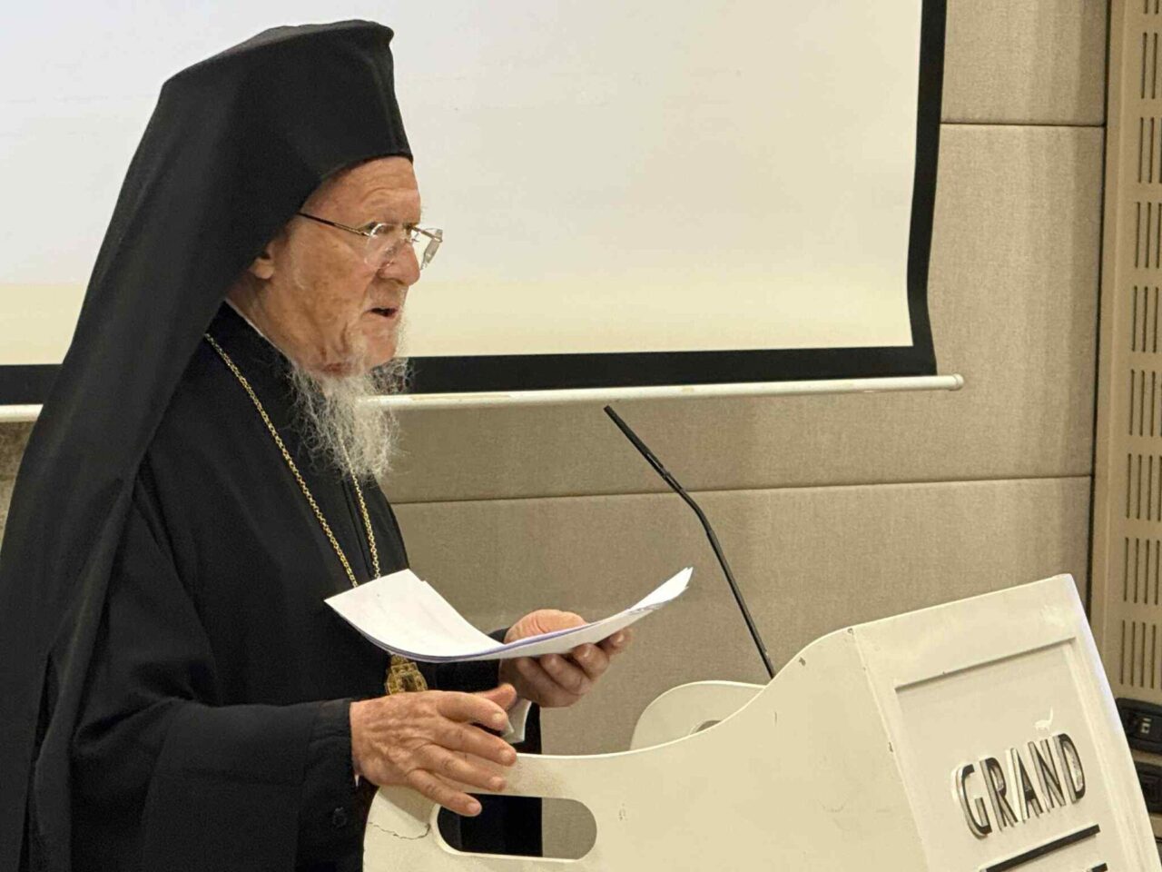 Οικουμενικό Πατριαρχείο: Σε παγκόσμια συμμαχία συνείδησης κάλεσε ο Οικουμενικός Πατριάρχης Βαρθολομαίος