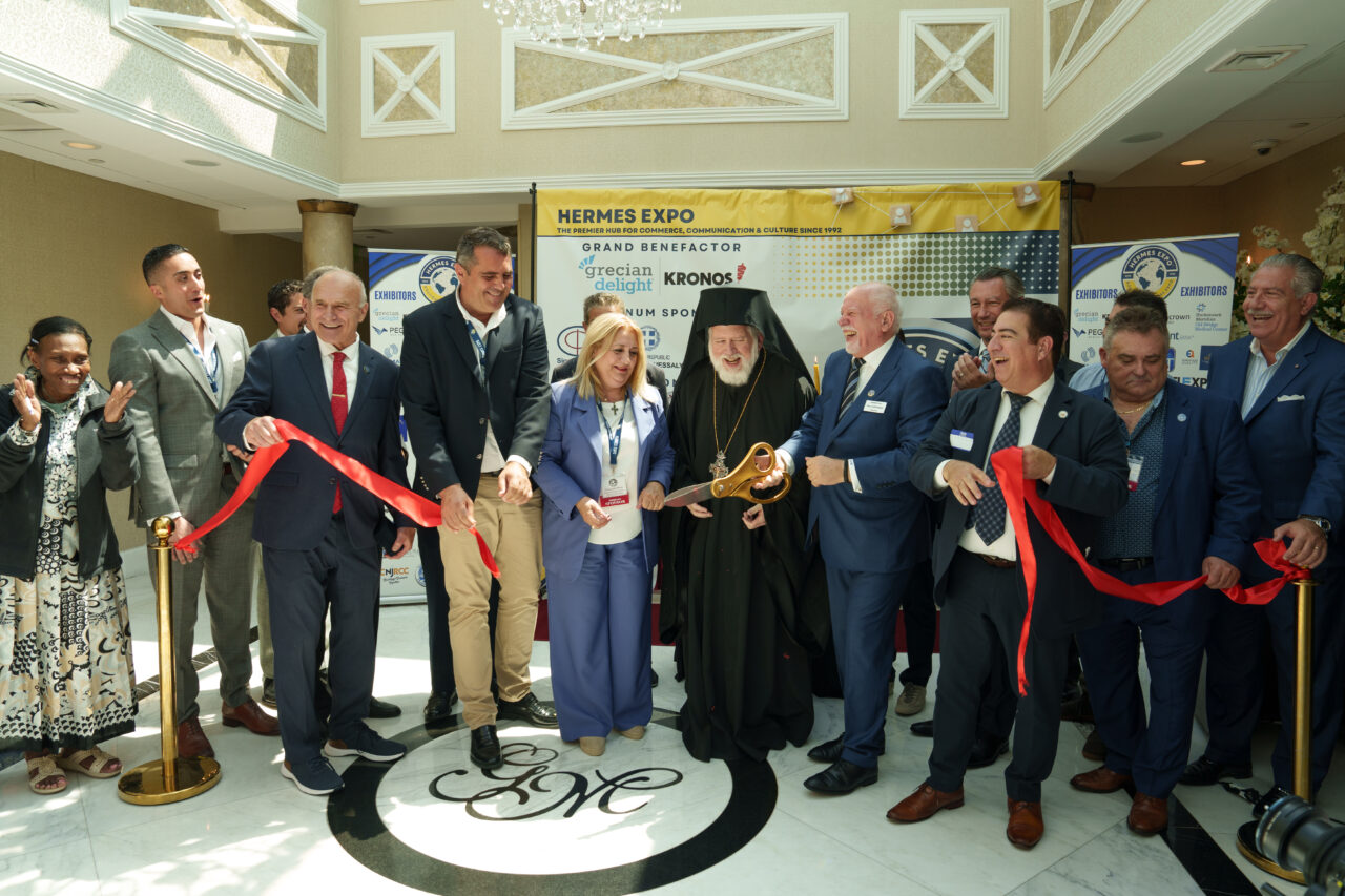 The 34th Annual Hermes Expo: Elevating Greek-American Enterprise, Culture, and Connection Attendees networking at the 34th Annual Hermes Expo in Old Bridge, New Jersey, celebrating Greek-American business and culture.