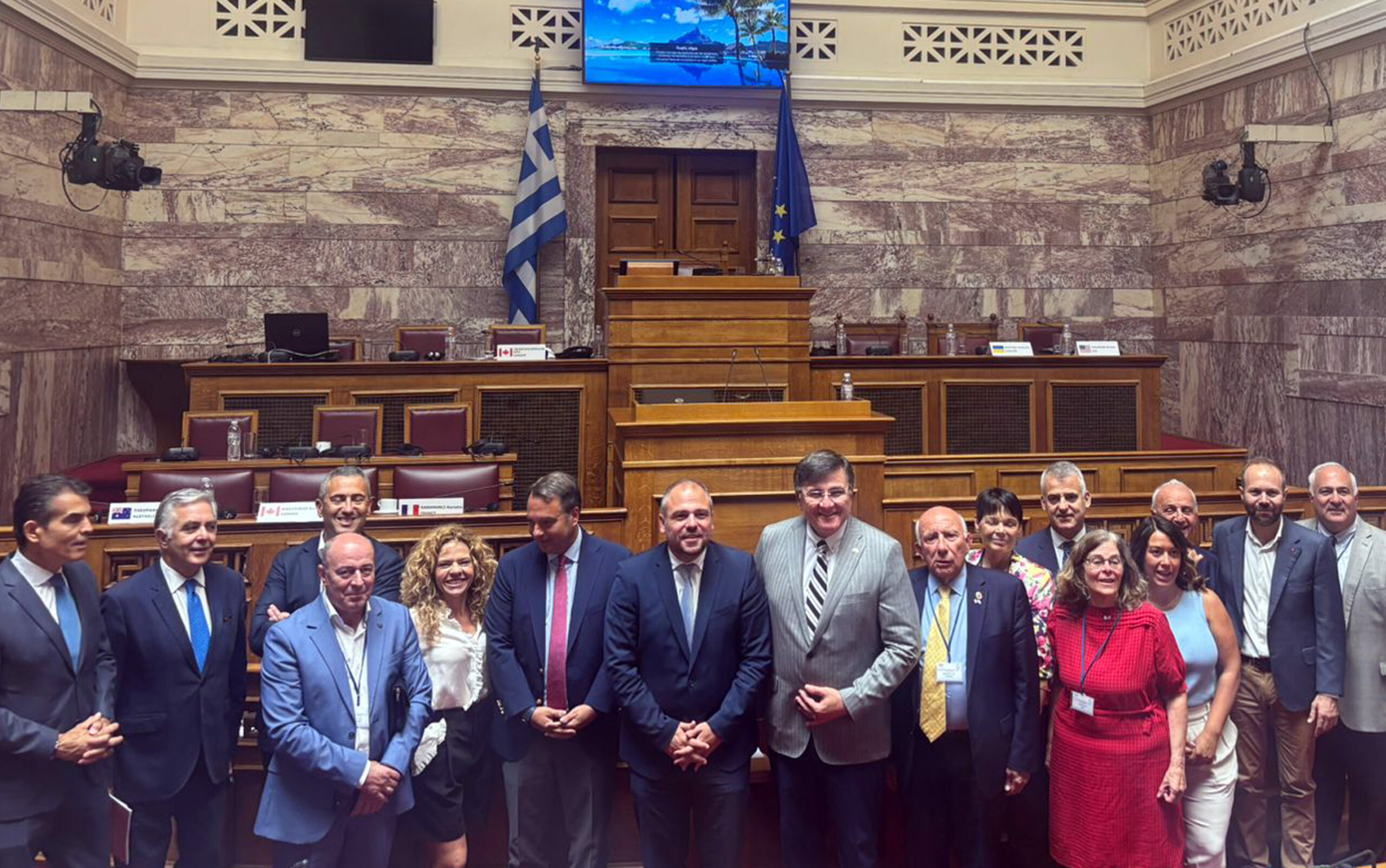 Κοινή συνεδρίαση Επιτροπής Ελληνισμού της Διασποράς με την Παγκόσμια Διακοινοβουλευτική Ένωση Ελληνισμού υπό την προεδρία του Φ. Φόρτωμα