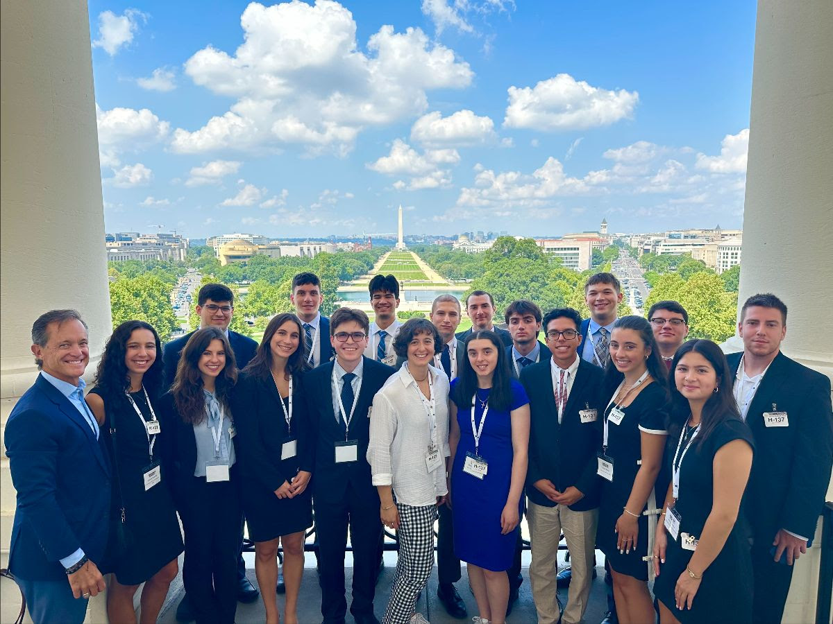 Students on the Speaker's Balcony