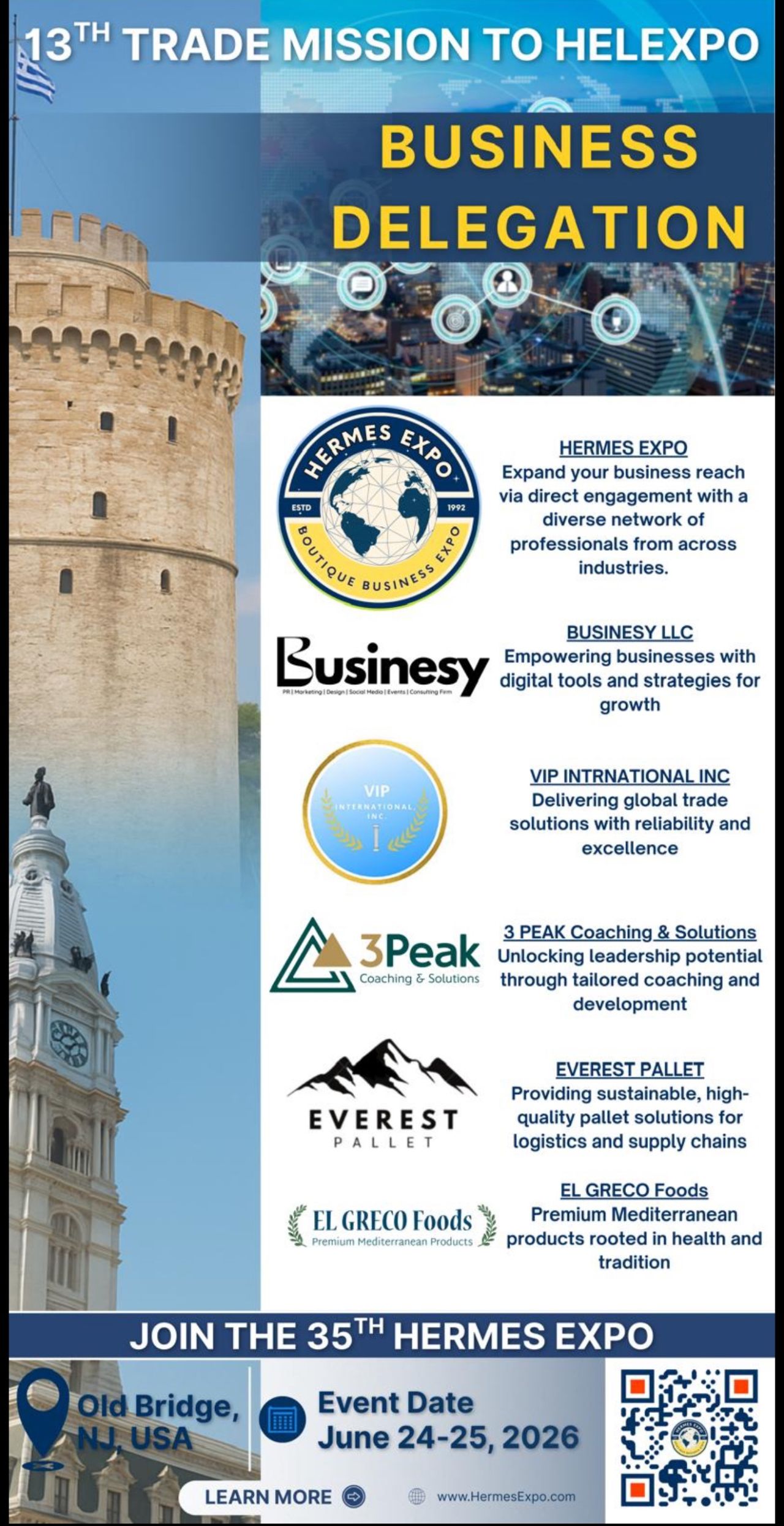 Hermes Expo International connecting Greece and USA for 35 years