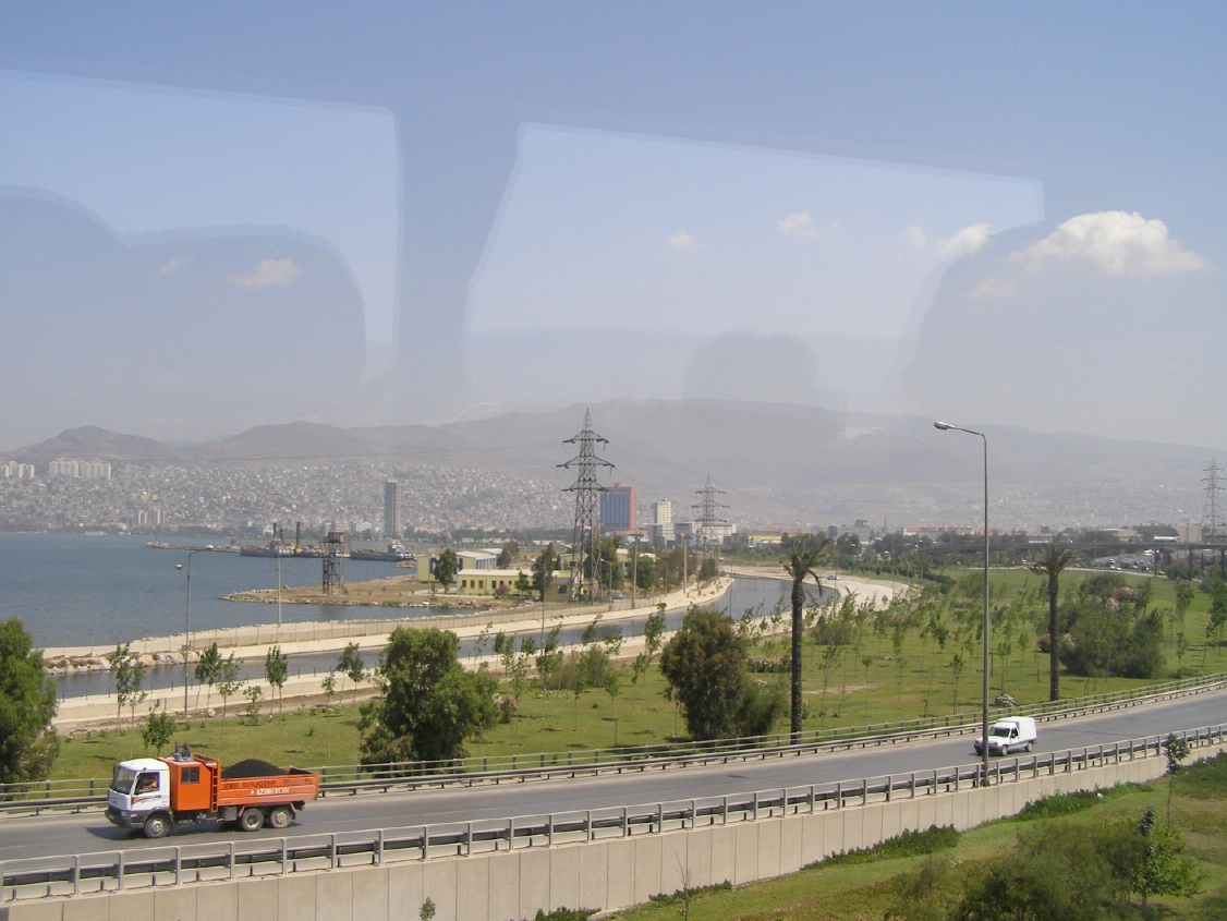 The Bay of Izmir (Smyrna) today, scene of the catastrophe