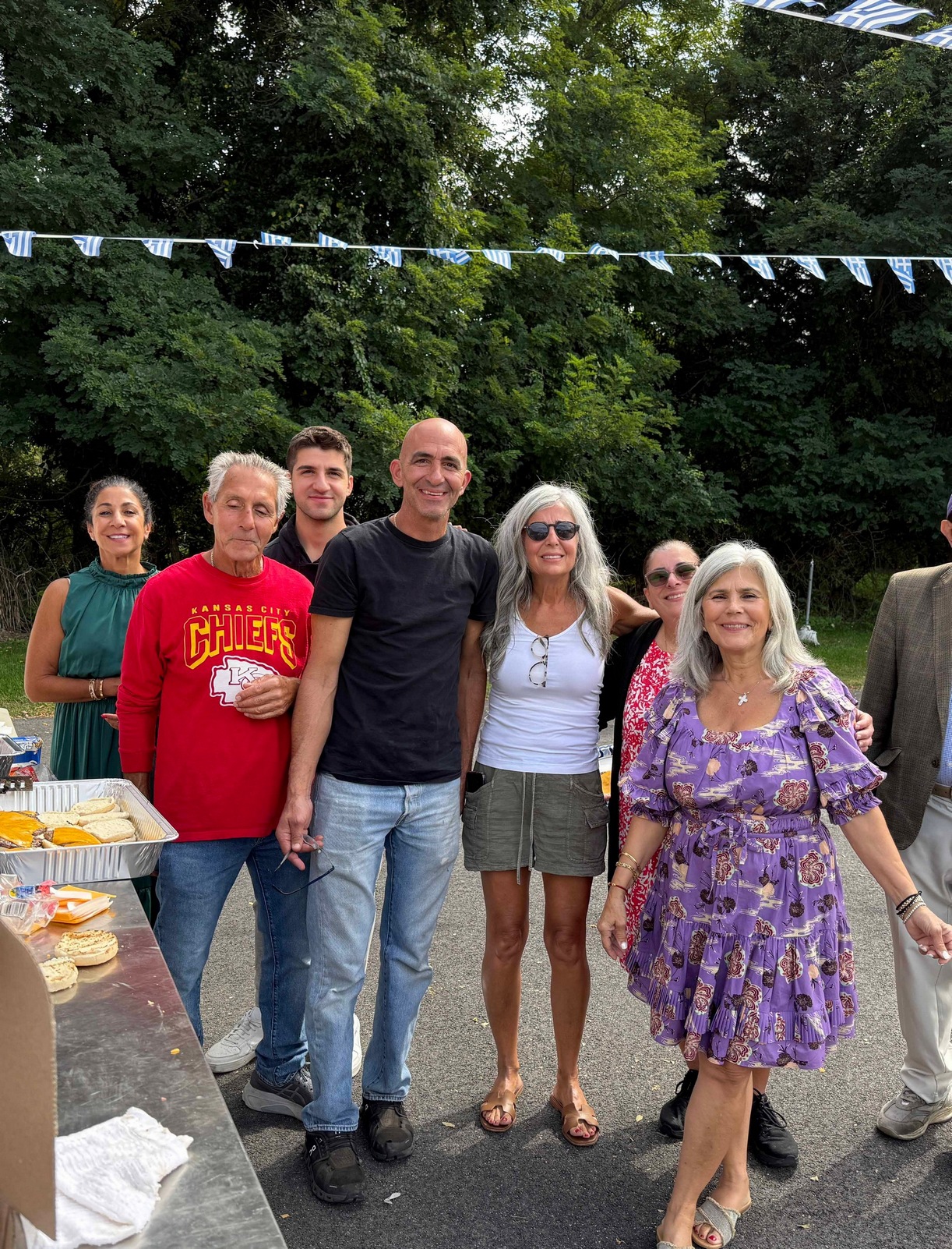 Some of the volunteers of the community picnic.