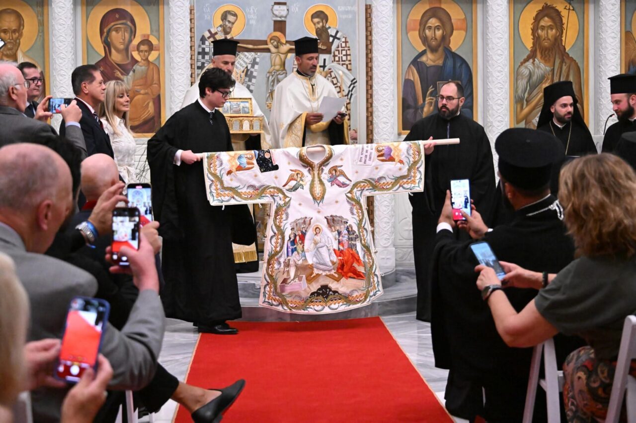 Peter and Vicky Palivos Donate Sacred Gifts to the St. Nicholas Greek Orthodox Church and National Shrine Peter and Vicky Palivos Donate Sacred Gifts to the St. Nicholas