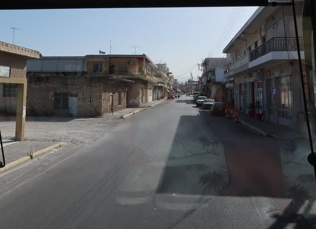 Modern village with clean streets, free of graffiti or homelessness