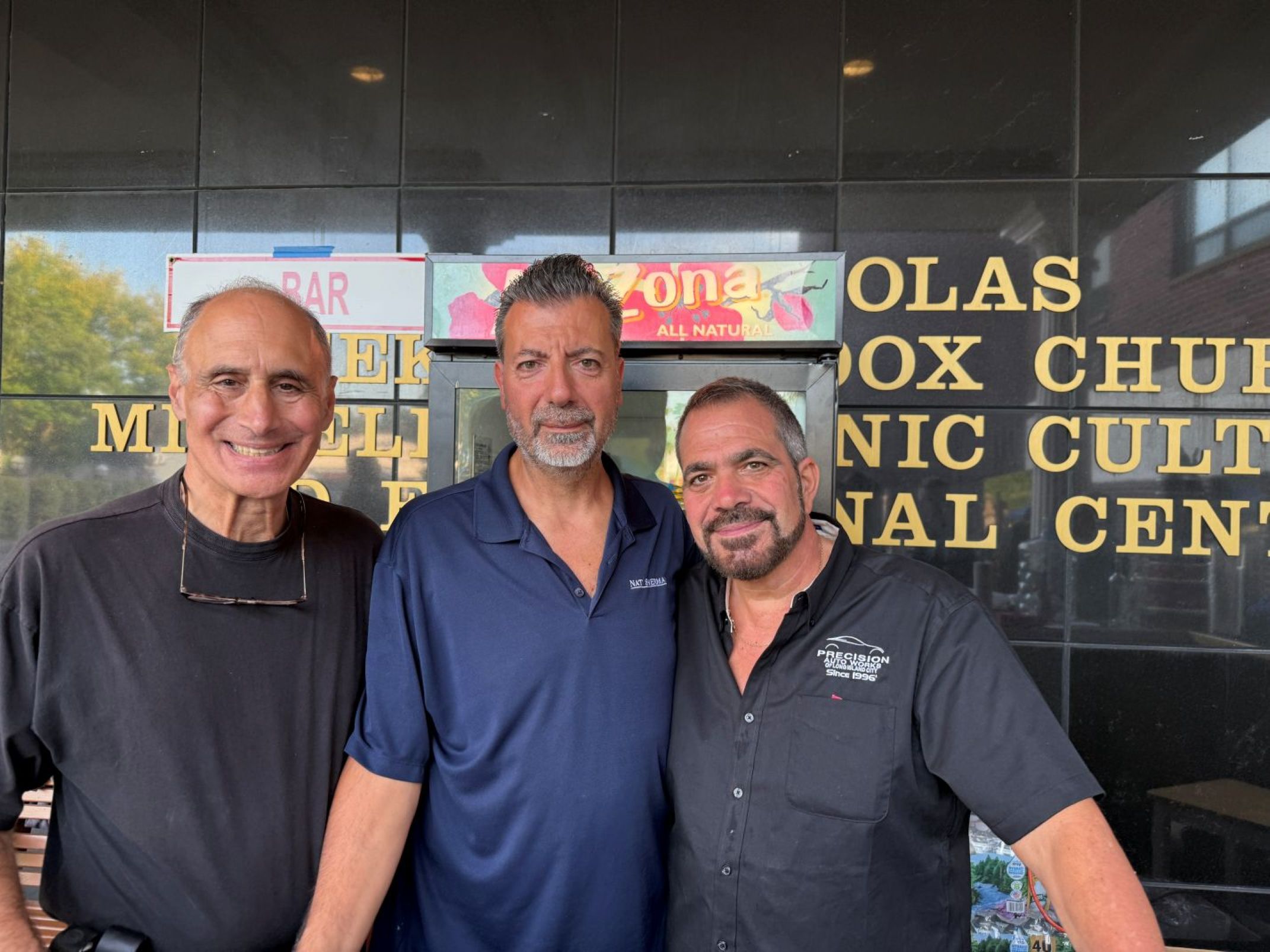 Peter Valasiadis (left to right), Chairperson George Kakivelis and Michael Giannakos