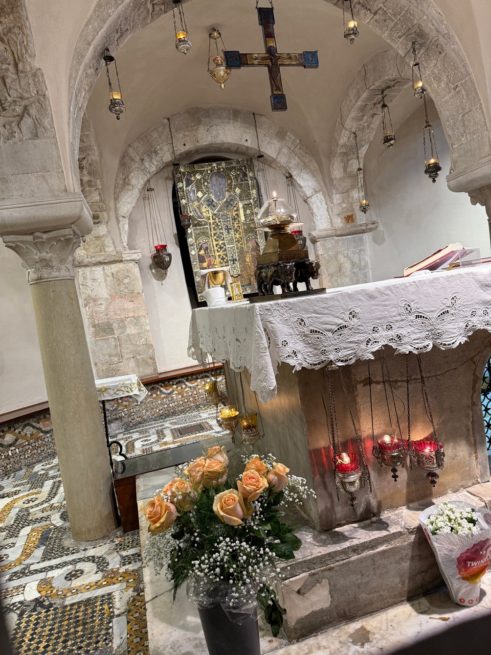 St. Nicholas of Myra tomb, Basilica di San Nicola, Bari, Italy