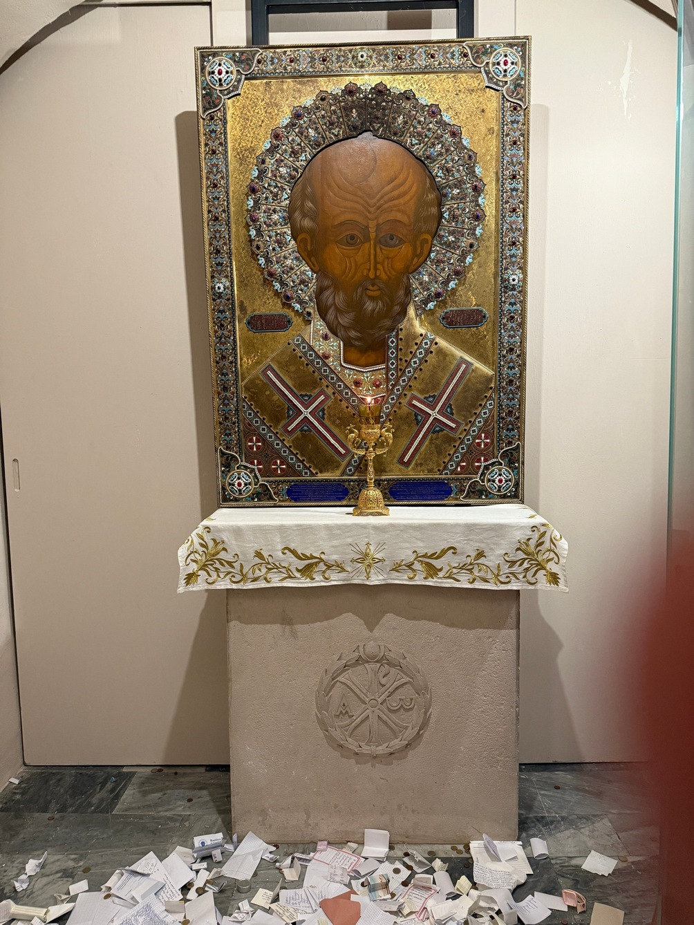 St. Nicholas of Myra icon, Basilica di San Nicola, Bari