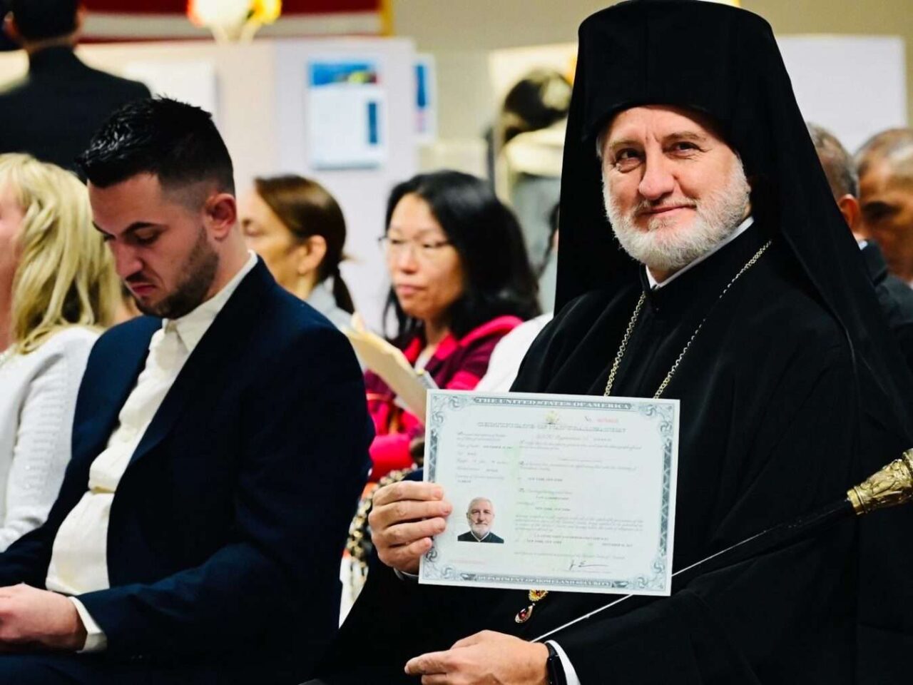 Abp. Elpidophoros becomes naturalized U.S. citizen Abp. Elpidophoros becomes naturalized U.S. citizen