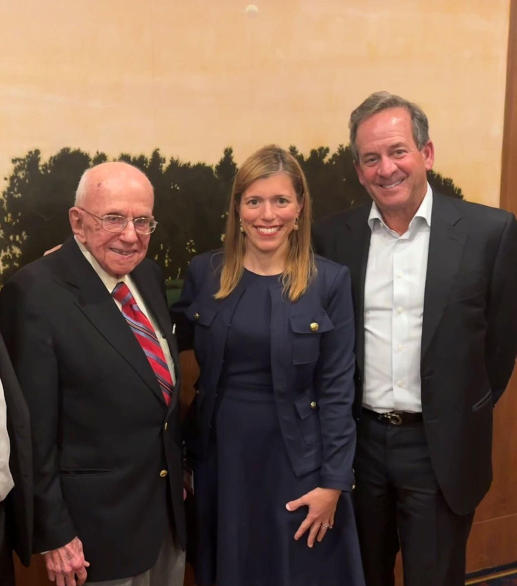 Dr. Siolas with Dr. Silver (left) and CEO Tom Silver of the Cancer Research and Treatment Fund (CR&T)
