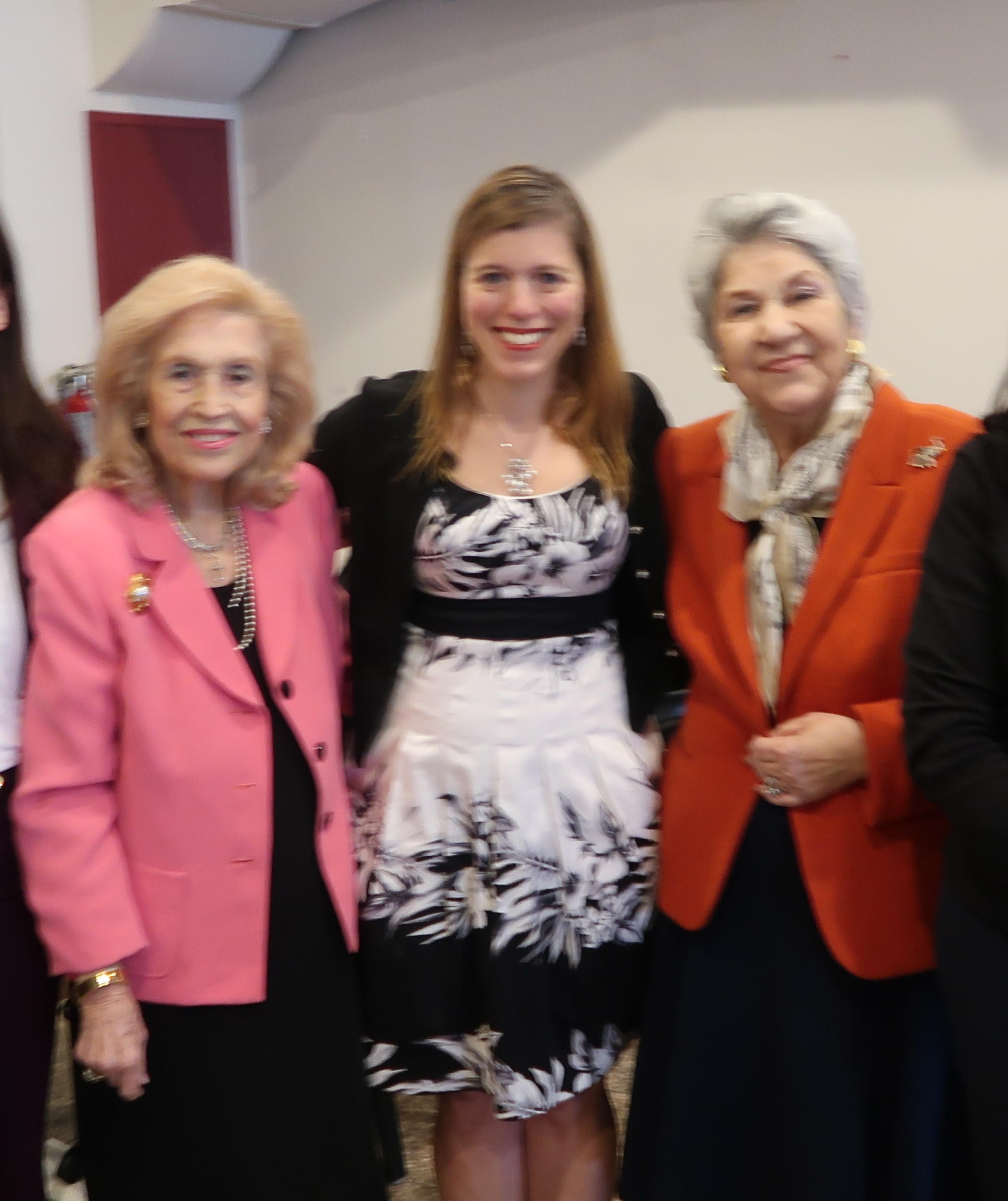 Mrs. Vasiliki Filiotis (left) and Mrs. Stella Koko9lis (right) of The Federation of Hellenic Educators of America, & Hellenic Paideia of America with Dr. Siolas.