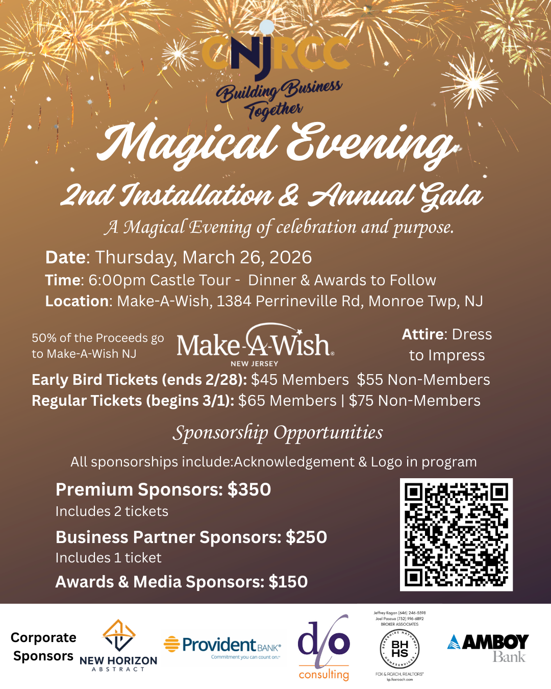 CNJRCC 2nd Annual Gala Benefiting Make-A-Wish