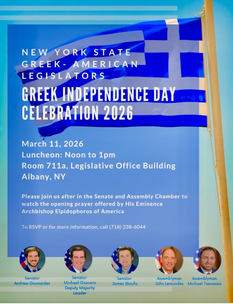 Two Revolutions, One Spirit of Freedom: Statement by Ilias Katsos on Greek Independence Day Celebration in Albany Two Revolutions, One Spirit of Freedom: Statement by Ilias Katsos on Greek Independence Day Celebration in Albany