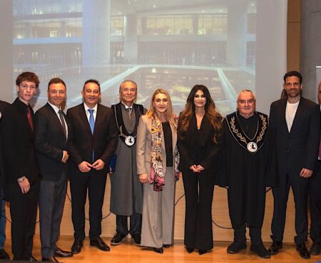 Peter Parthenis honorary doctorate ceremony Acropolis Museum Athens 1